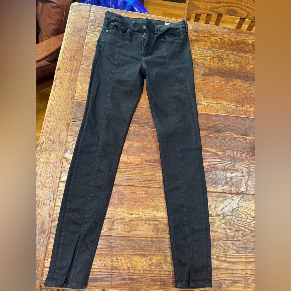 rag & bone Black Skinny Jeans — Slim High-Rise Silhouette women’s size  27